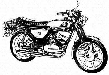 Zndapp-Ersatzteilliste Typ 530-500 KS50 Super Sport TT